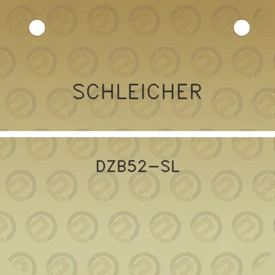 schleicher-dzb52-sl