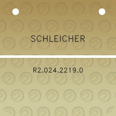 schleicher-r202422190