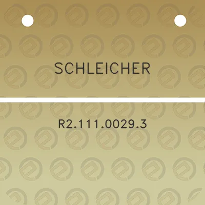 schleicher-r211100293