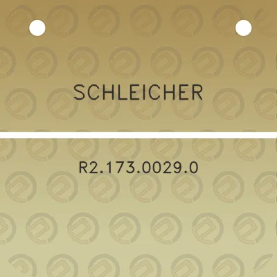 schleicher-r217300290