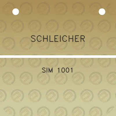 schleicher-sim-1001