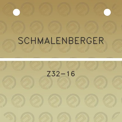 schmalenberger-z32-16