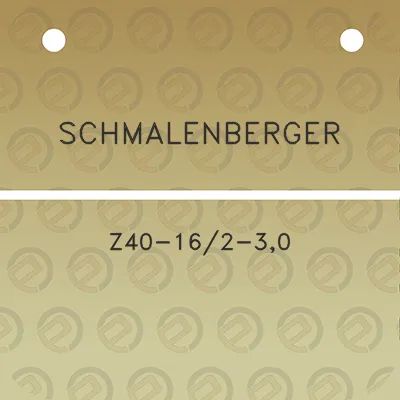 schmalenberger-z40-162-30