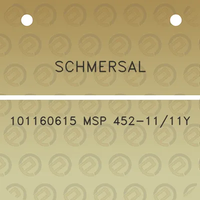 schmersal-101160615-msp-452-1111y