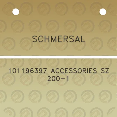 schmersal-101196397-accessories-sz-200-1