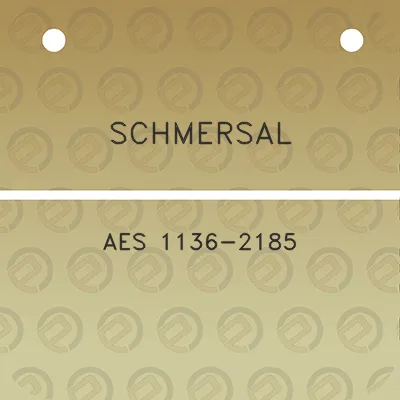 schmersal-aes-1136-2185