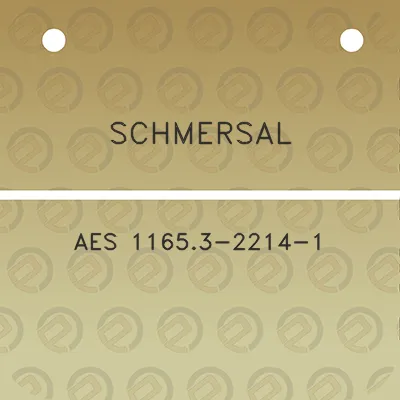 schmersal-aes-11653-2214-1