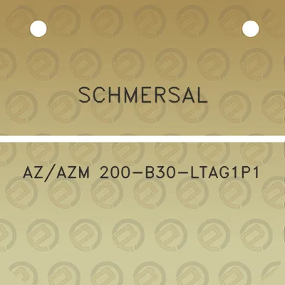 schmersal-azazm-200-b30-ltag1p1