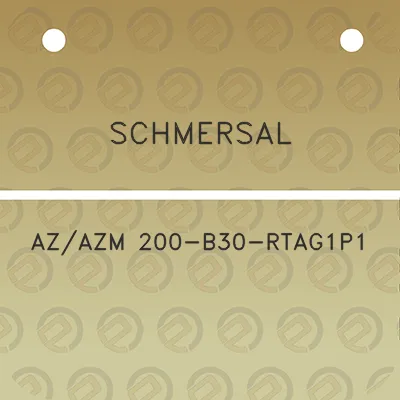 schmersal-azazm-200-b30-rtag1p1