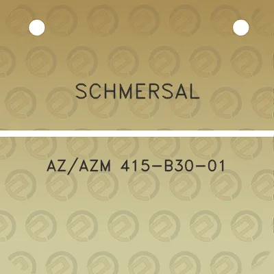 schmersal-azazm-415-b30-01