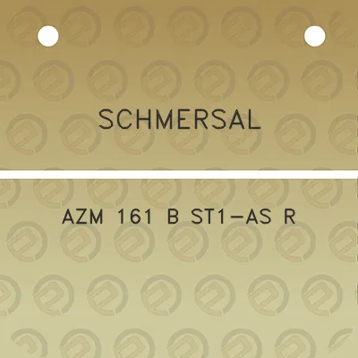 schmersal-azm-161-b-st1-as-r