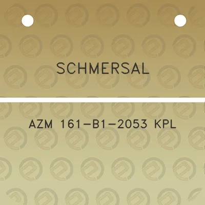 schmersal-azm-161-b1-2053-kpl