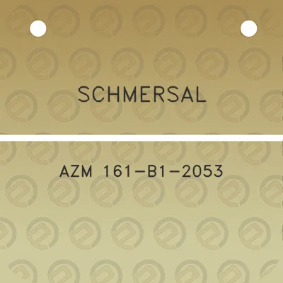 schmersal-azm-161-b1-2053