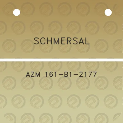 schmersal-azm-161-b1-2177