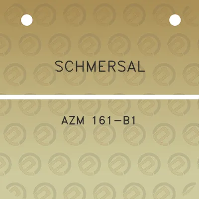 schmersal-azm-161-b1