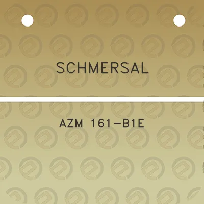 schmersal-azm-161-b1e