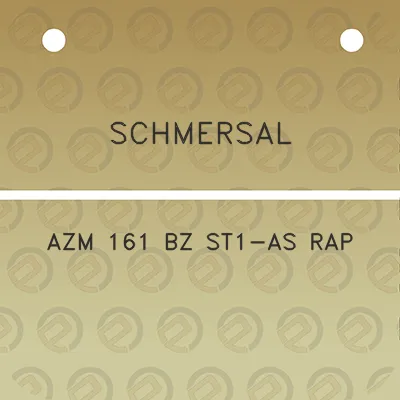 schmersal-azm-161-bz-st1-as-rap