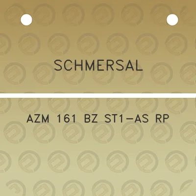 schmersal-azm-161-bz-st1-as-rp