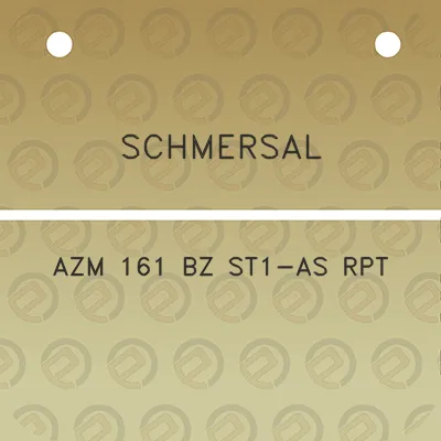 schmersal-azm-161-bz-st1-as-rpt