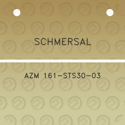 schmersal-azm-161-sts30-03