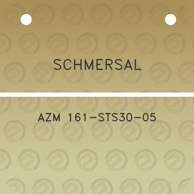 schmersal-azm-161-sts30-05