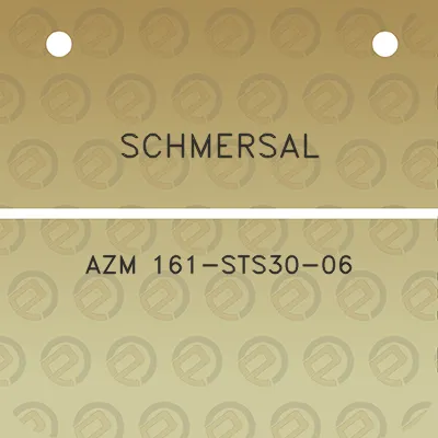 schmersal-azm-161-sts30-06