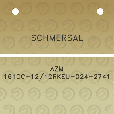 schmersal-azm-161cc-1212rkeu-024-2741