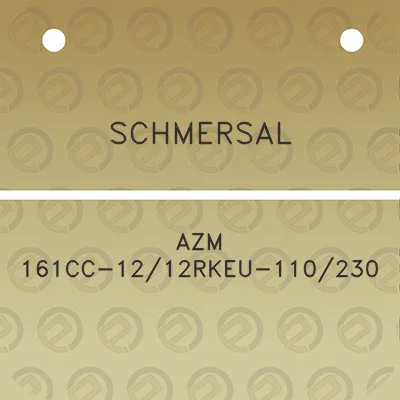 schmersal-azm-161cc-1212rkeu-110230