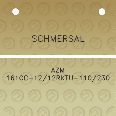 schmersal-azm-161cc-1212rktu-110230