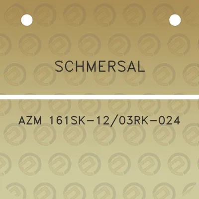 schmersal-azm-161sk-1203rk-024