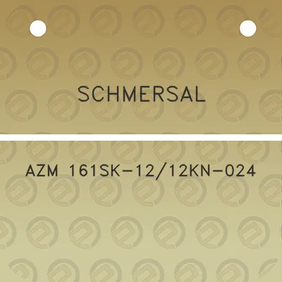 schmersal-azm-161sk-1212kn-024