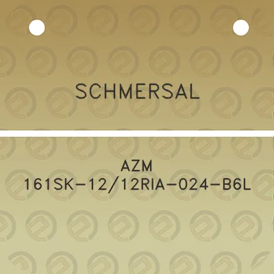 schmersal-azm-161sk-1212ria-024-b6l