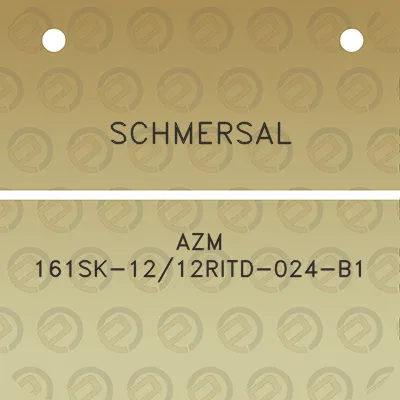 schmersal-azm-161sk-1212ritd-024-b1