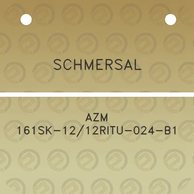 schmersal-azm-161sk-1212ritu-024-b1