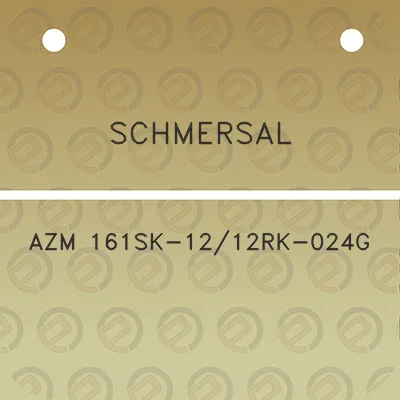 schmersal-azm-161sk-1212rk-024g