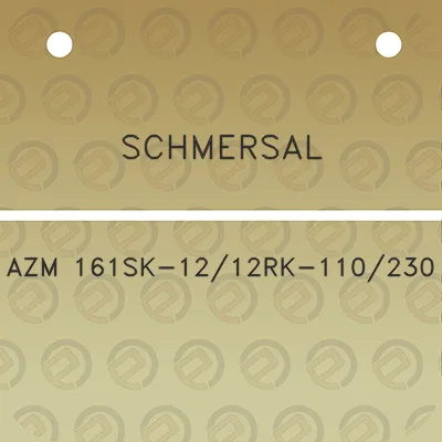 schmersal-azm-161sk-1212rk-110230