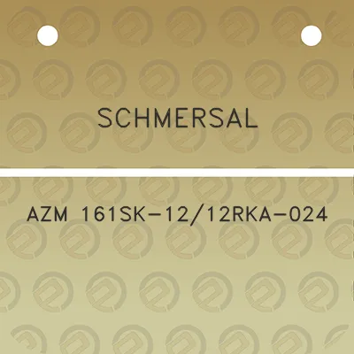 schmersal-azm-161sk-1212rka-024