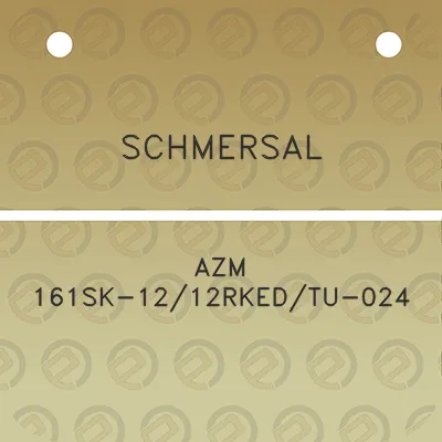 schmersal-azm-161sk-1212rkedtu-024