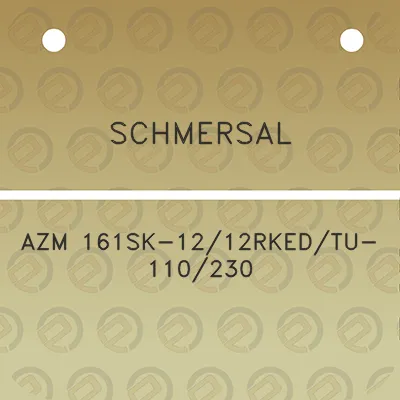 schmersal-azm-161sk-1212rkedtu-110230