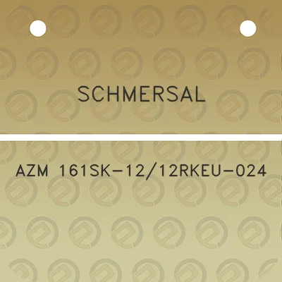 schmersal-azm-161sk-1212rkeu-024