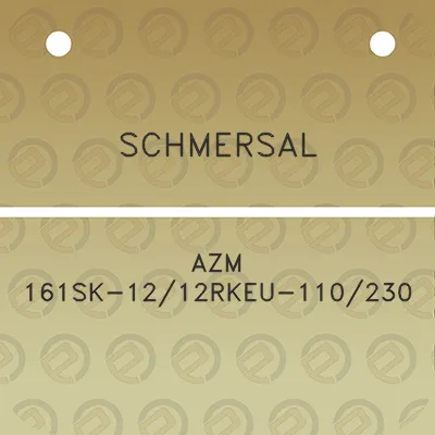 schmersal-azm-161sk-1212rkeu-110230