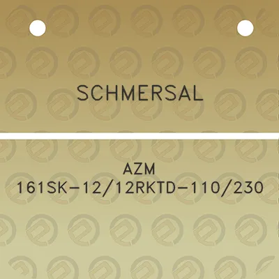 schmersal-azm-161sk-1212rktd-110230