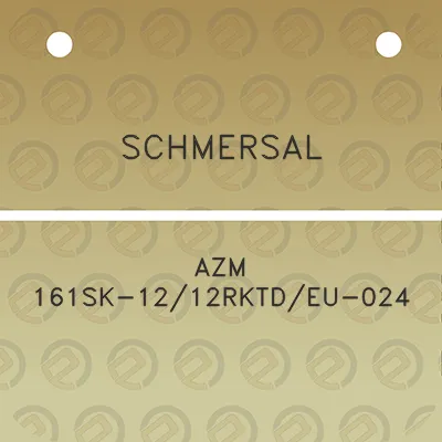 schmersal-azm-161sk-1212rktdeu-024