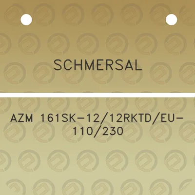 schmersal-azm-161sk-1212rktdeu-110230