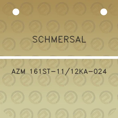 schmersal-azm-161st-1112ka-024