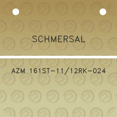 schmersal-azm-161st-1112rk-024