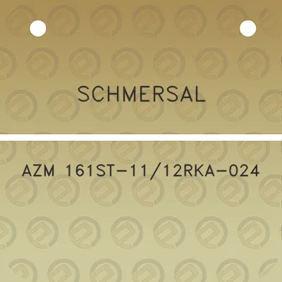 schmersal-azm-161st-1112rka-024