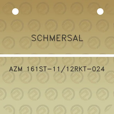 schmersal-azm-161st-1112rkt-024