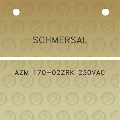 schmersal-azm-170-02zrk-230vac