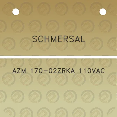 schmersal-azm-170-02zrka-110vac